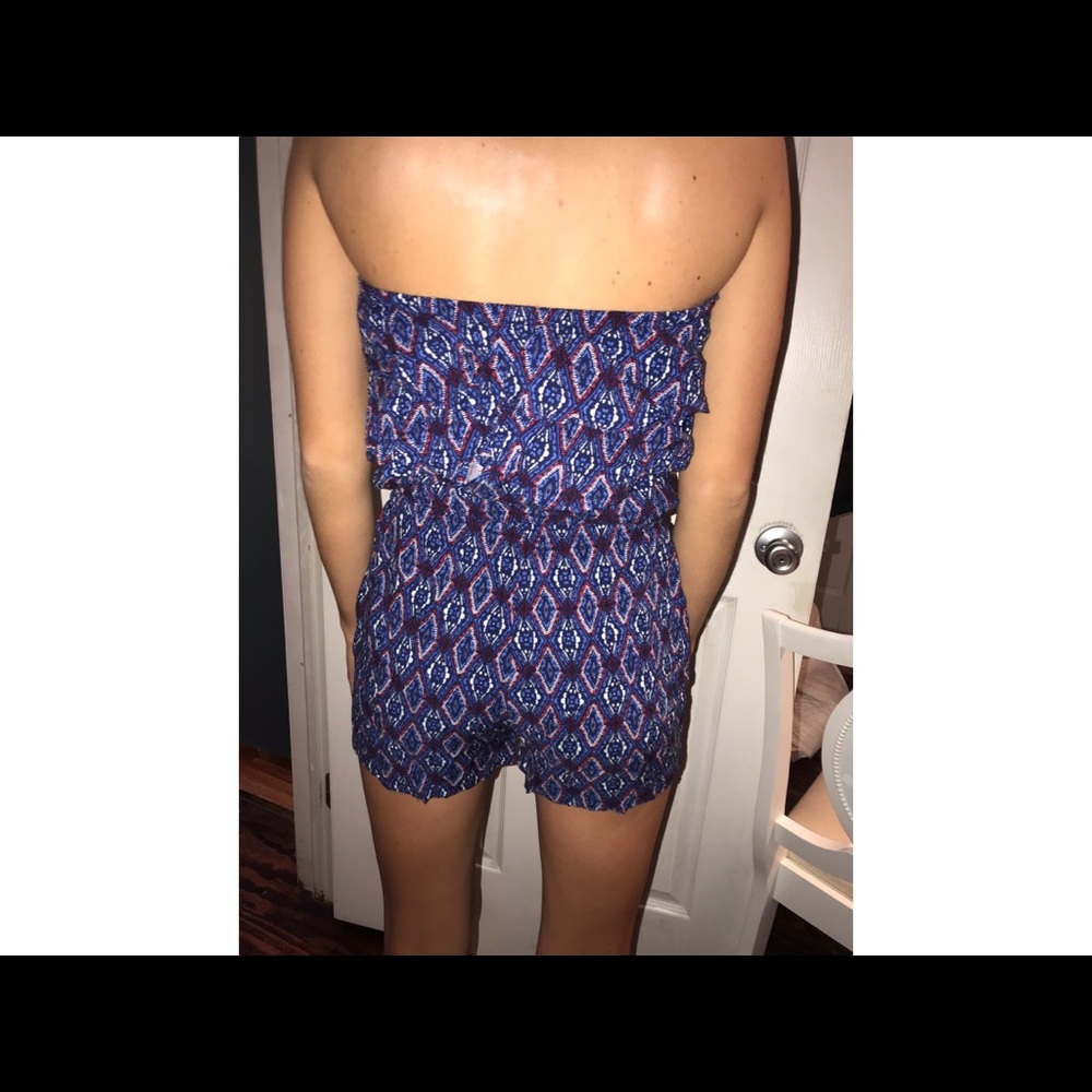 Strapless aztec romper - Picture 2 of 4